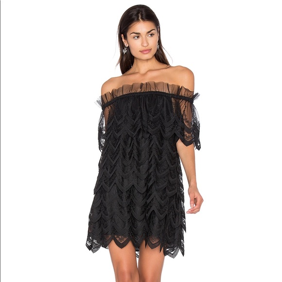 Alexis Dresses & Skirts - Alexis Ali Black off the Shoulder Dress
